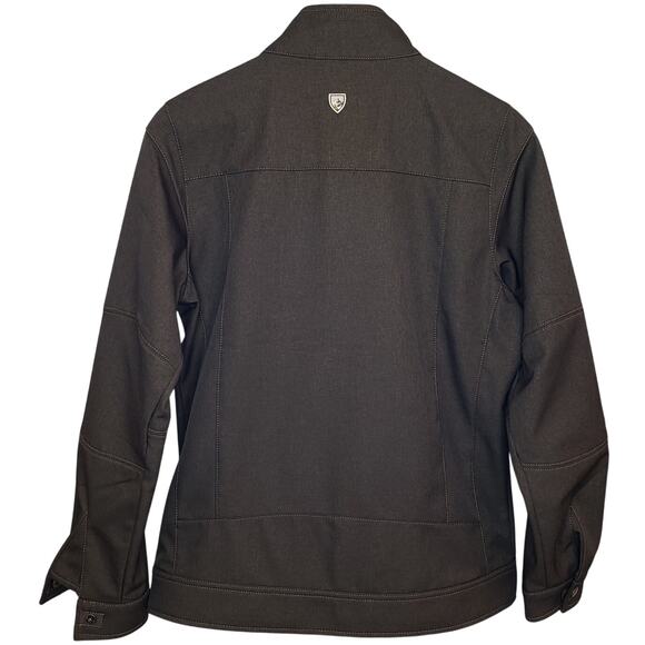 KUHL Impakt 1019 Full Zip Jacket Medium Dark Heather Brown Men's Size Small VGUC - Picture 5 of 13